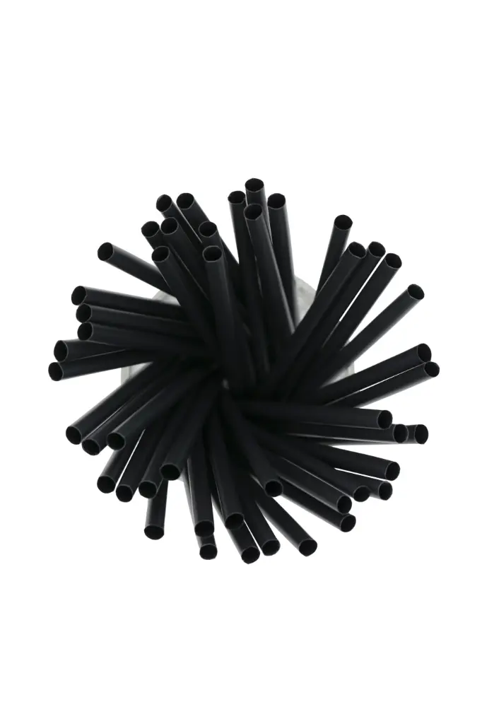carton pailles noires cellulose végétale 8 x 200 ( 40 sachets x 125)