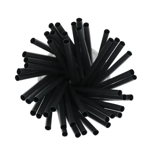 Carton pailles noires cellulose végétale 6X140 (20 sachets x 250)