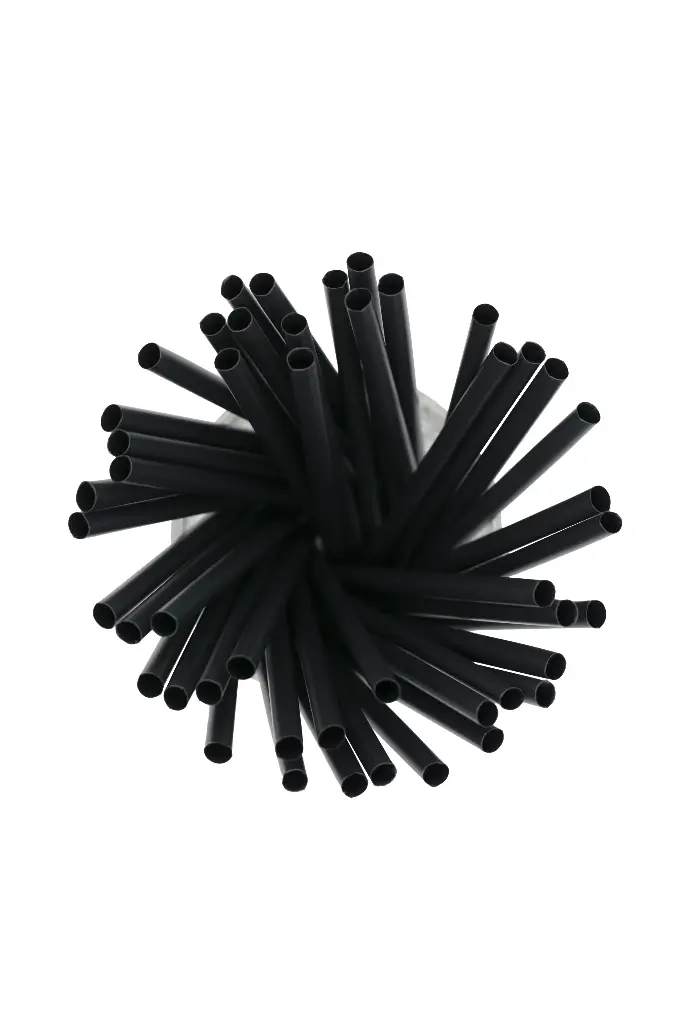 Carton pailles noires cellulose végétale 6X140 (20 sachets x 250)